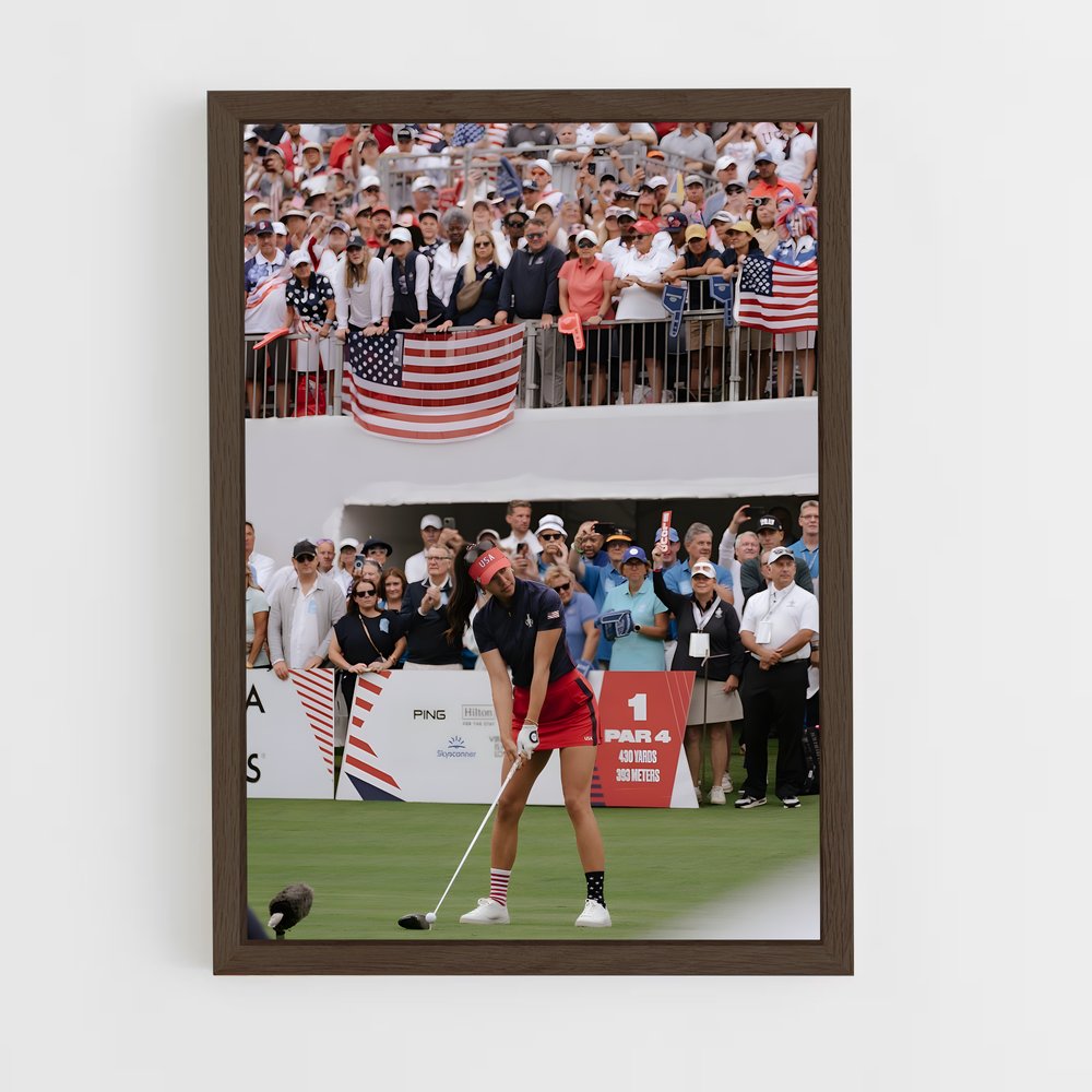 Poster Swing en Rouge – affiche Golf (vue 5)